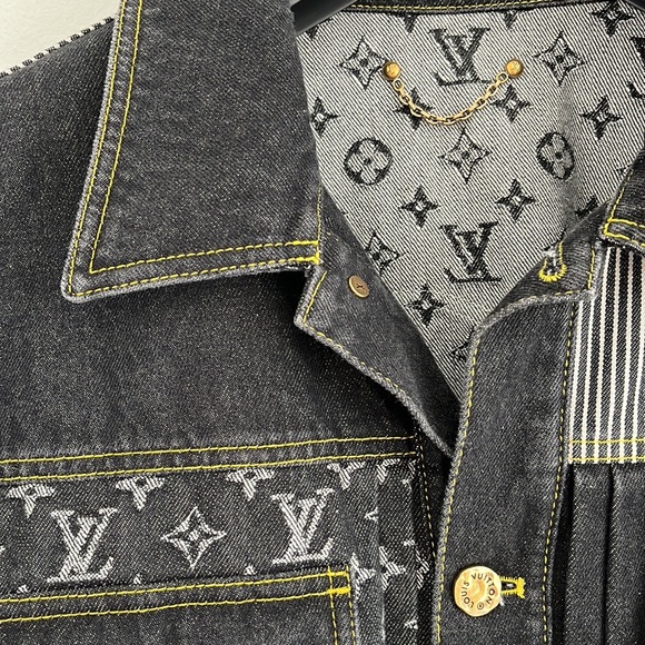 Louis Vuitton x Nigo Monogram Denim Workwear Jacket - Picture 2 of 7